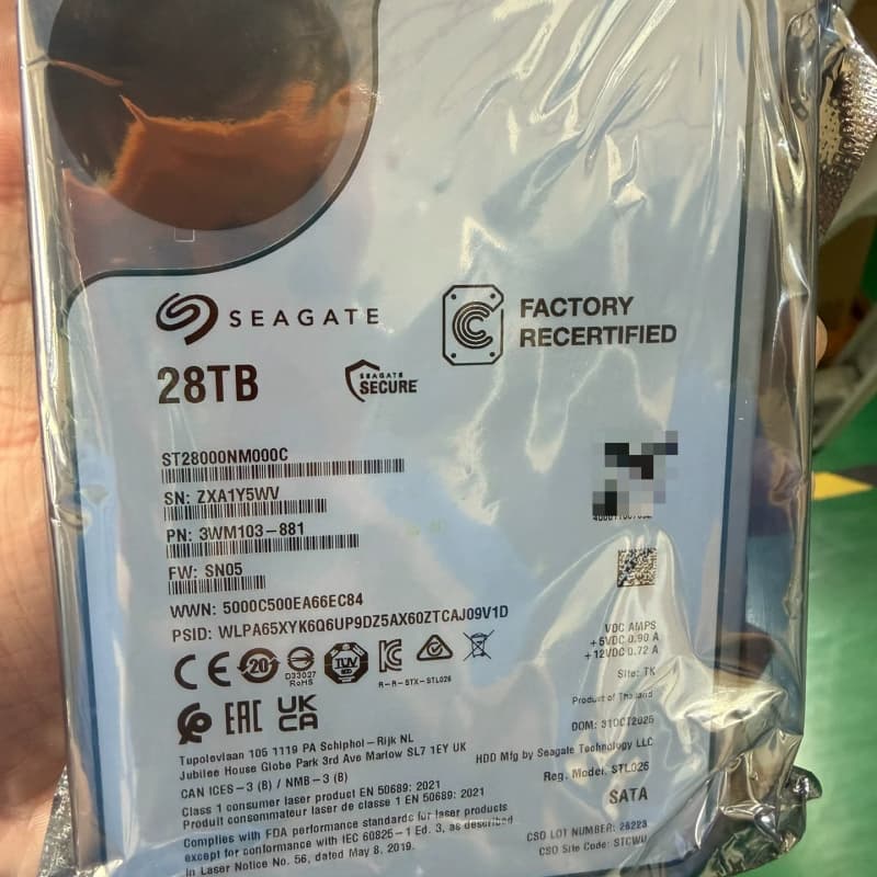希捷+28TB企业级硬盘+ST28000NM000C+202--议价商品