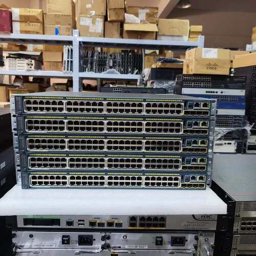 思科WS-C2960S-48LPS-L原装二手，48口千兆P--议价商品