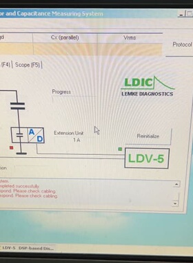德国LDIC数字式介损测试仪 LDV-5 开机如图 无其他配--议价商品