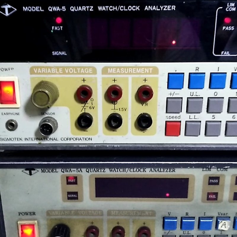 QWA-5A石英钟表测试仪,功能正常,没座子。一批货拿回--议价商品