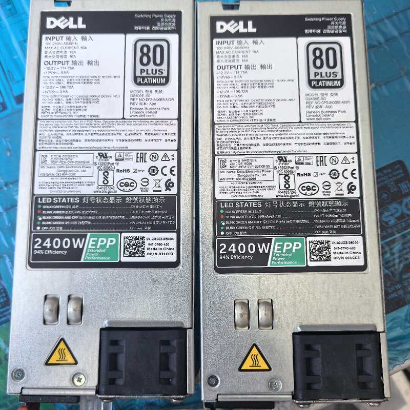 戴尔DELL14代服务器电源 2400W EPP R640--议价商品