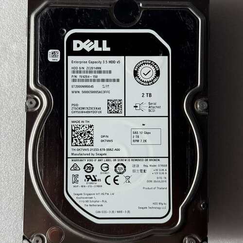 Dell戴尔 0K7VW5 ST2000NM0045 2T--议价商品