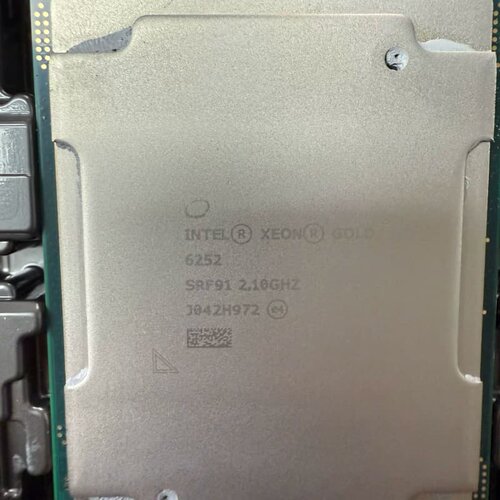 英特尔金牌6252 CPU，2.1GHz主频，24核心48线--议价商品