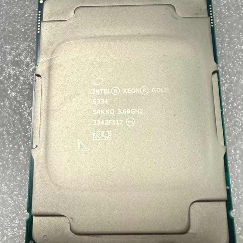全新拆机 Intel Xeon 6334 主频3.6G 8--议价商品