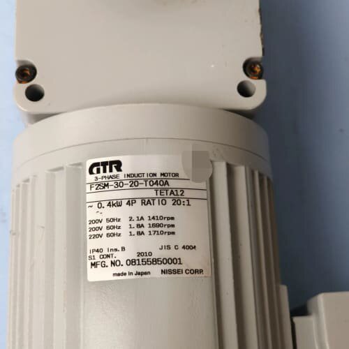 GTR FZSM-30-20-T040A三相异步减速电机 日--议价商品