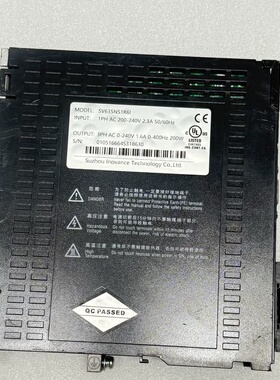 汇川伺服驱动器SV635NS1R6I，200W，EtherC--议价商品