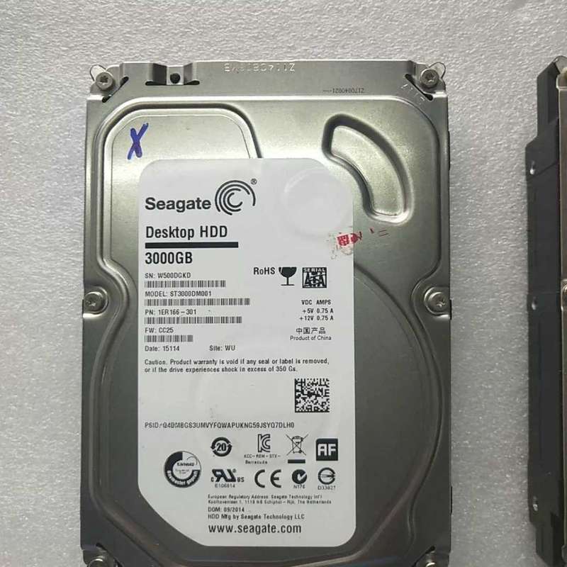 希捷3TB机械硬盘 ST3000DM001--议价商品