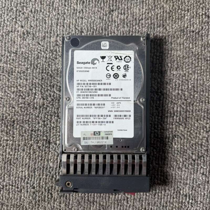 HP/惠普 G5/G6/G7服务器用 500GB硬盘,SAT--议价商品