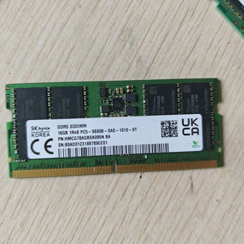 SK hynix海力士 DDR5 16G 1Rx8 5600--议价商品