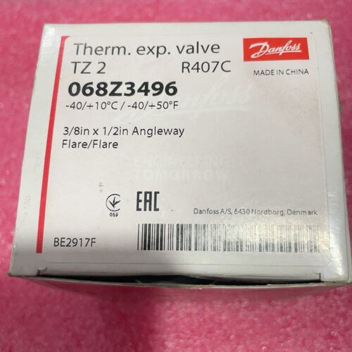 丹佛斯TZ2 068Z3496 R407C热力膨胀阀3/8i--议价商品