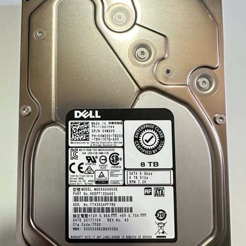 DELL MG05ACA800E 4WXV5 8T SATA--议价商品