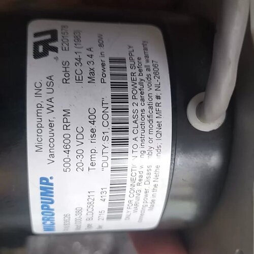 美国MICROPUMP磁力泵，型号L23329，成色如图，功--议价商品