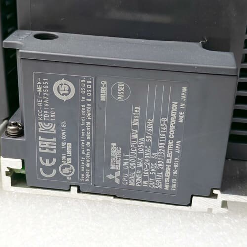 三菱Q00UJCPU CPU模块，设备拆机件，外观见图，实物--议价商品