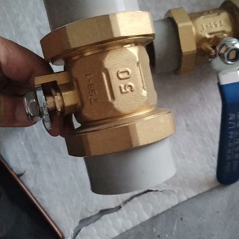 ppr50黄铜球阀50,40各一个全新未使用过,便宜处理,2--议价商品