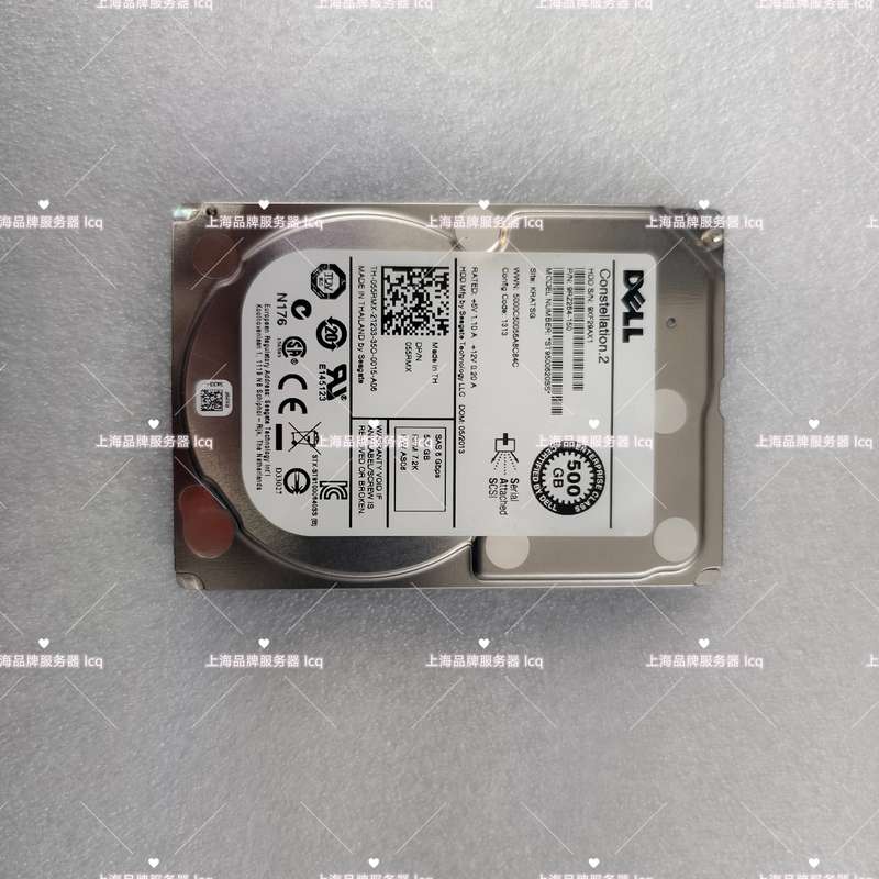 DELL 500G SAS 7.2K 2.5寸服务器硬盘 0--议价商品