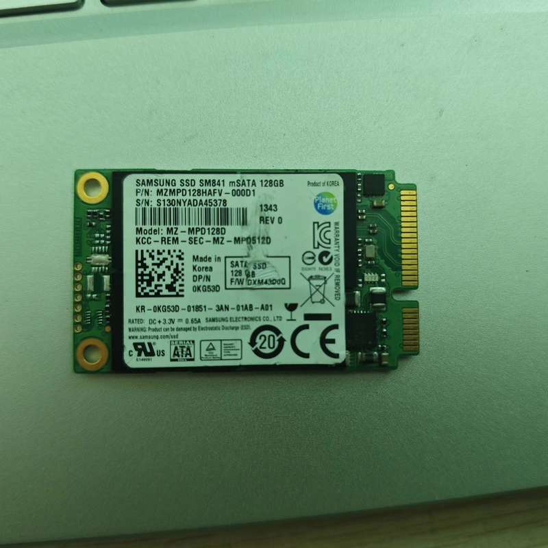 三星SM841 mSATA固态硬盘 128GB--议价商品