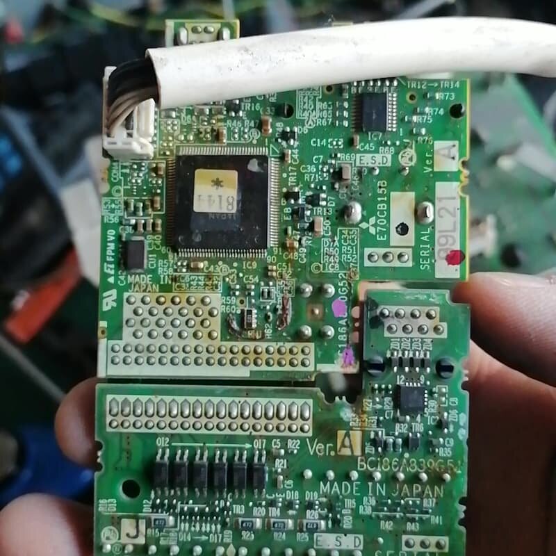 三菱变频器主板,型号FR-E740系列,端子板BC186A8--议价商品