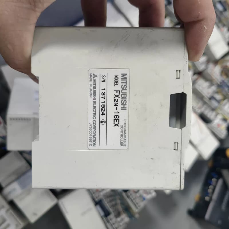 三菱plc输入模块fx2n-16ex二手拆机功能包好，现货8--议价商品