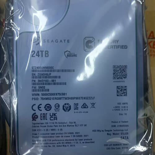 希捷24TB R盘 企业级硬盘 ST24000NM000C--议价商品