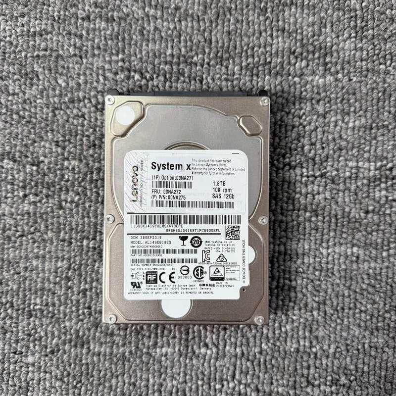 联想 00NA272 服务器硬盘 1.8T SAS 2.5--议价商品