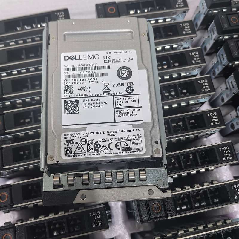 戴尔/DELL 7.68T 12G SAS 2.5固态硬盘(--议价商品
