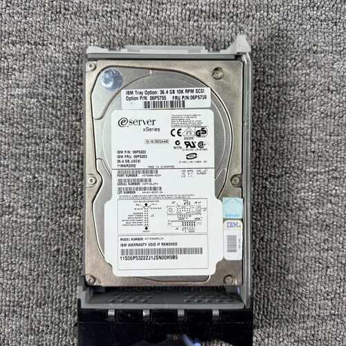 IBM 36.4GB U160 80针SCSI硬盘 06P--议价商品