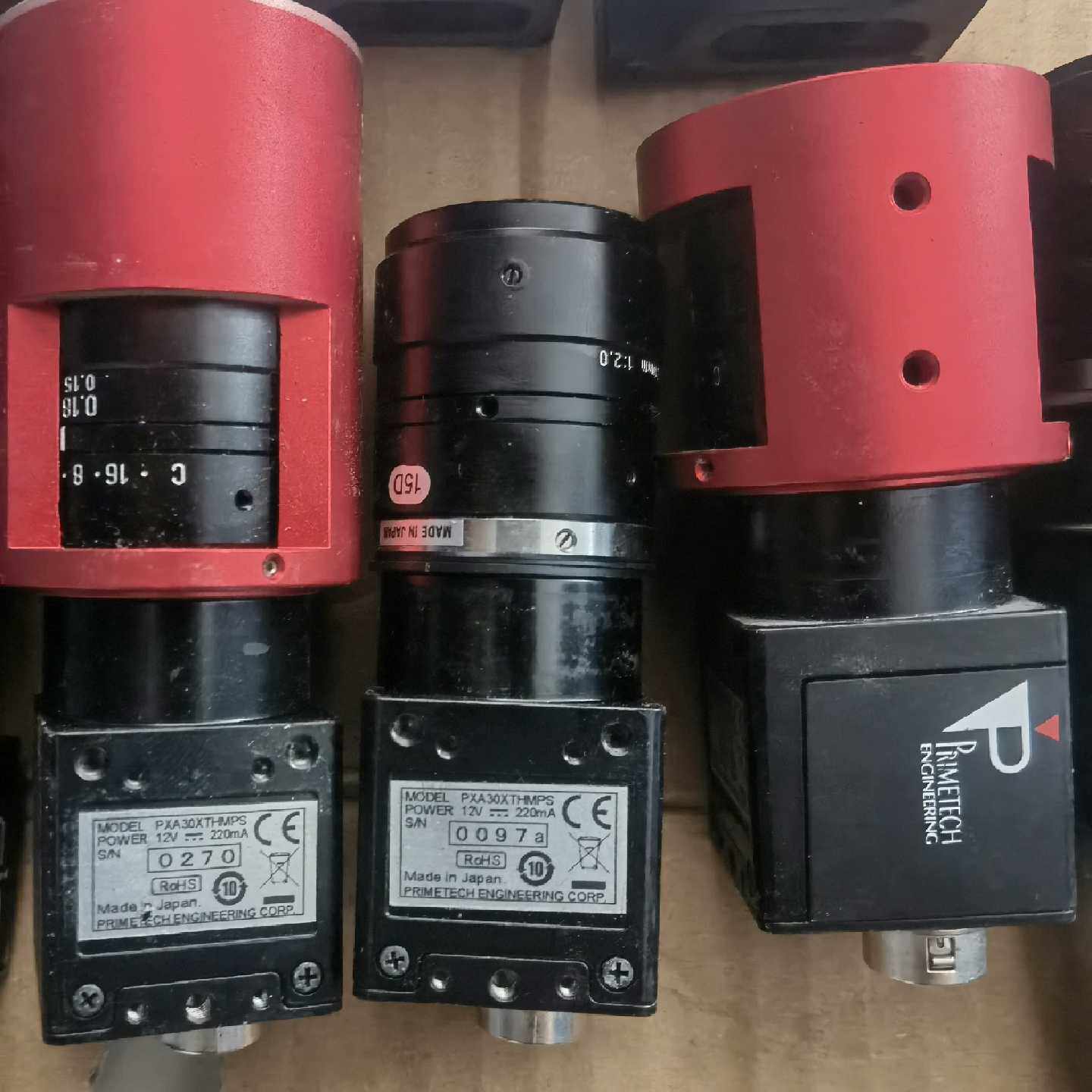 议价--拆机一批工业相机,灰点FL2G-13S2M-C两个,大桓DH