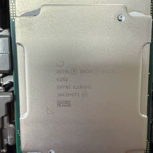 英特尔金牌6252 CPU，2.1GHz主频，24核心48线--议价商品