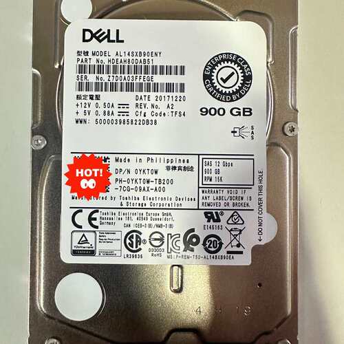 DELL AL14SXB90ENY YKT0W 900G S--议价商品