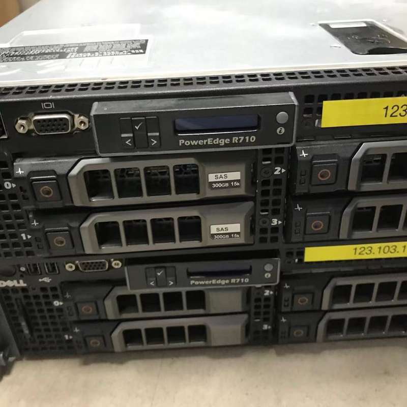 尔R710服务器。机器一切都正常使用。1个处理器 单电源--议价商品