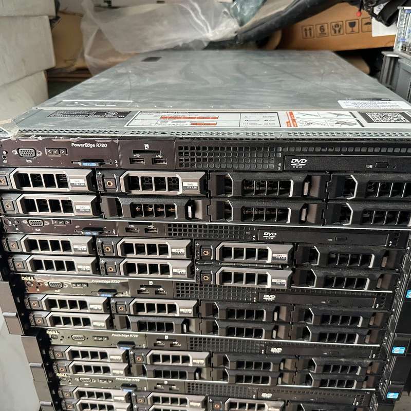 Dell戴尔R720服务器，3.5寸8盘位，公司无尘机房下架--议价商品