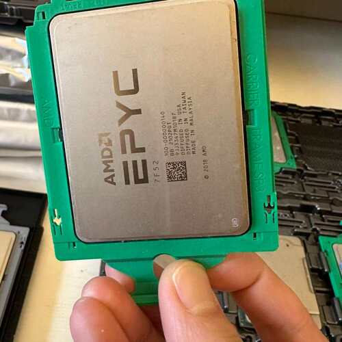 AMD EPYC 7F52 CPU 戴尔r7525正式版 带--议价商品