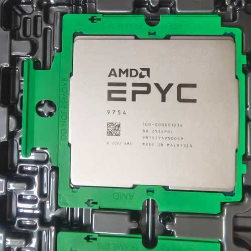 AMD EPYC 9754 正式版 CPU--议价商品