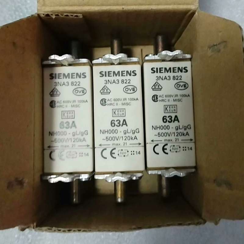 西门子熔断器3NA3 822 63A 全新原装正品 议价……--议价商品