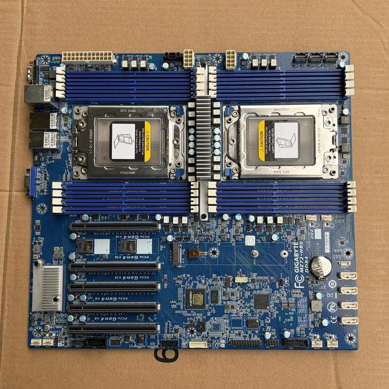 技嘉MZ72-HB0 REV3.0 双路AMD服务器主板--议价商品