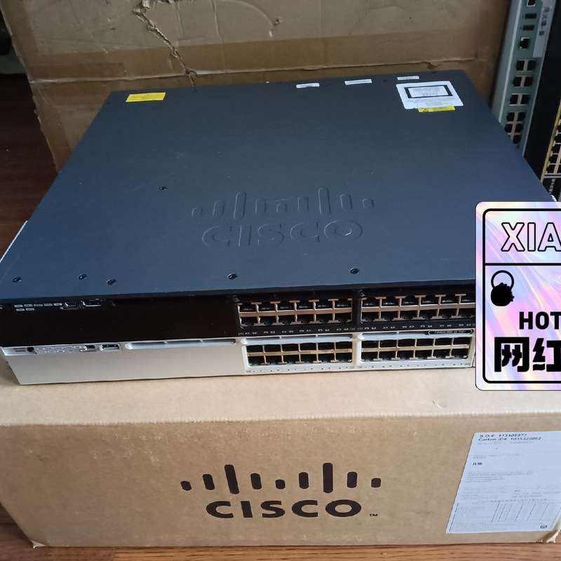 Cisco千兆交换机 WS-C3650-24TS-S 9成新--议价商品