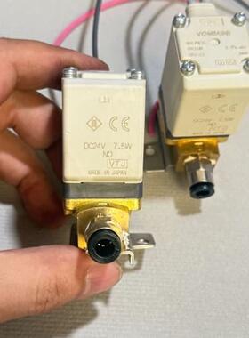 SMC电磁阀VX244BAXNB，拆机件，成色如图，功能完好--议价商品