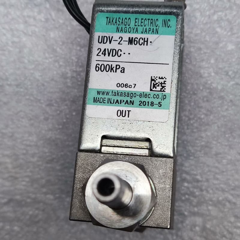 二手进口TAKASAGO高砂电磁阀UDV-2-M6CH-24--议价商品