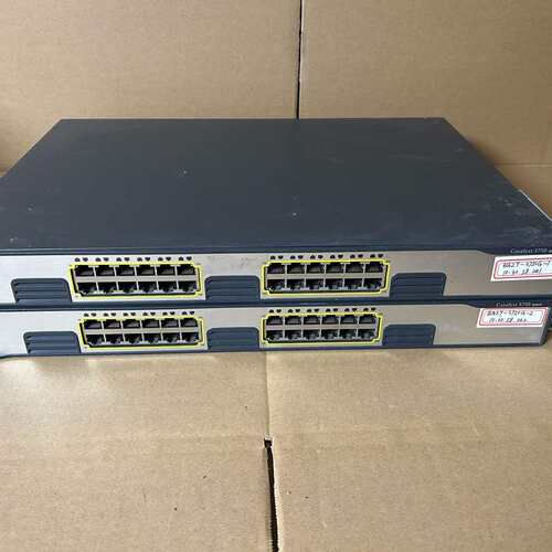 Cisco思科 WS-C3750G-24T-S 24口全千兆--议价商品
