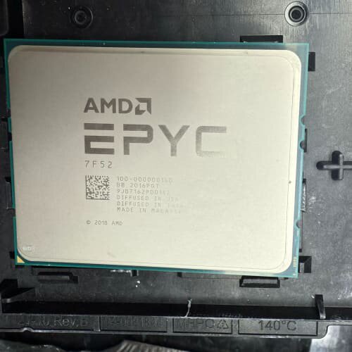 AMD EPYC 7F52霄龙CPU，拆机无锁正式版，24核--议价商品