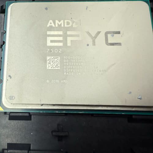 AMD EPYC 7502 服务器CPU，拆机成色新，无锁版--议价商品