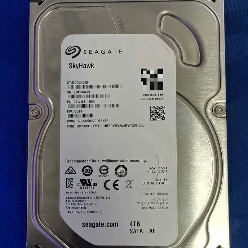 希捷SkyHawk 4TB监控硬盘,型号ST4000VX00--议价商品