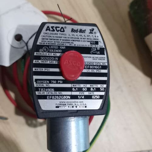 ASCO防爆电磁阀EF8262G80N,1/4寸,全新带包装--议价商品