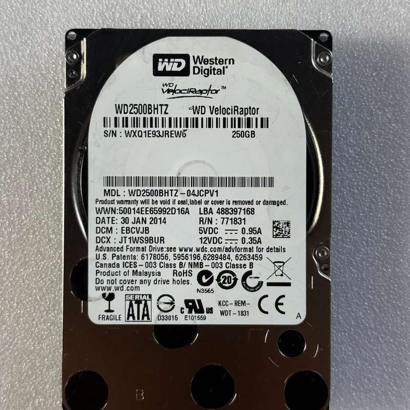 原装WD2500BHTZ 250G服务器硬盘 2.5寸 03--议价商品