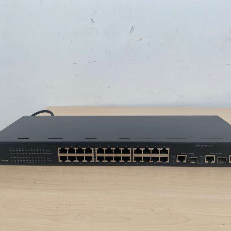 H3C S3100-26TP-UM企业交换机,实物图,使用正--议价商品