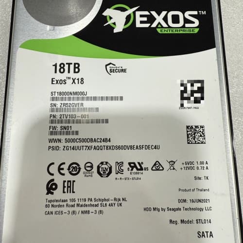 希捷18T企业级硬盘ST18000NM000J--议价商品