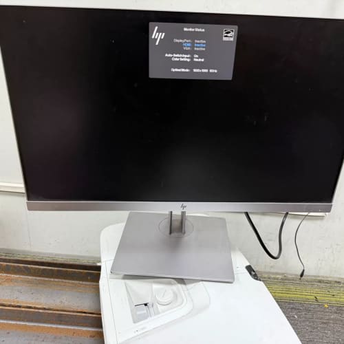 惠普E243高清24寸IPS无边框显示器升降旋转作图剪辑办公--议价商