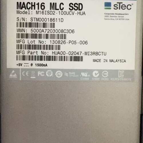 STEC MACH16 MLC SSD--议价商品