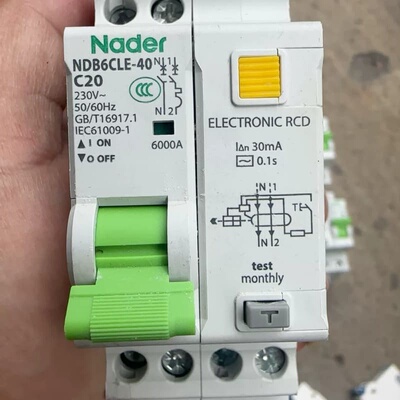 Nader良信漏电保护断路器 NDB6CLE-40 装柜未通--议价商品