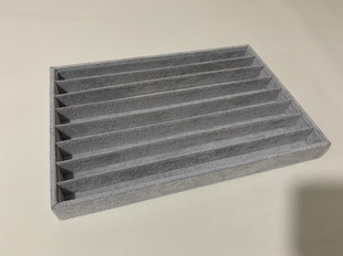 大号珍珠项链托盘首饰盒珠宝展示道具盘首饰托盘展示盘绒布扇子盒